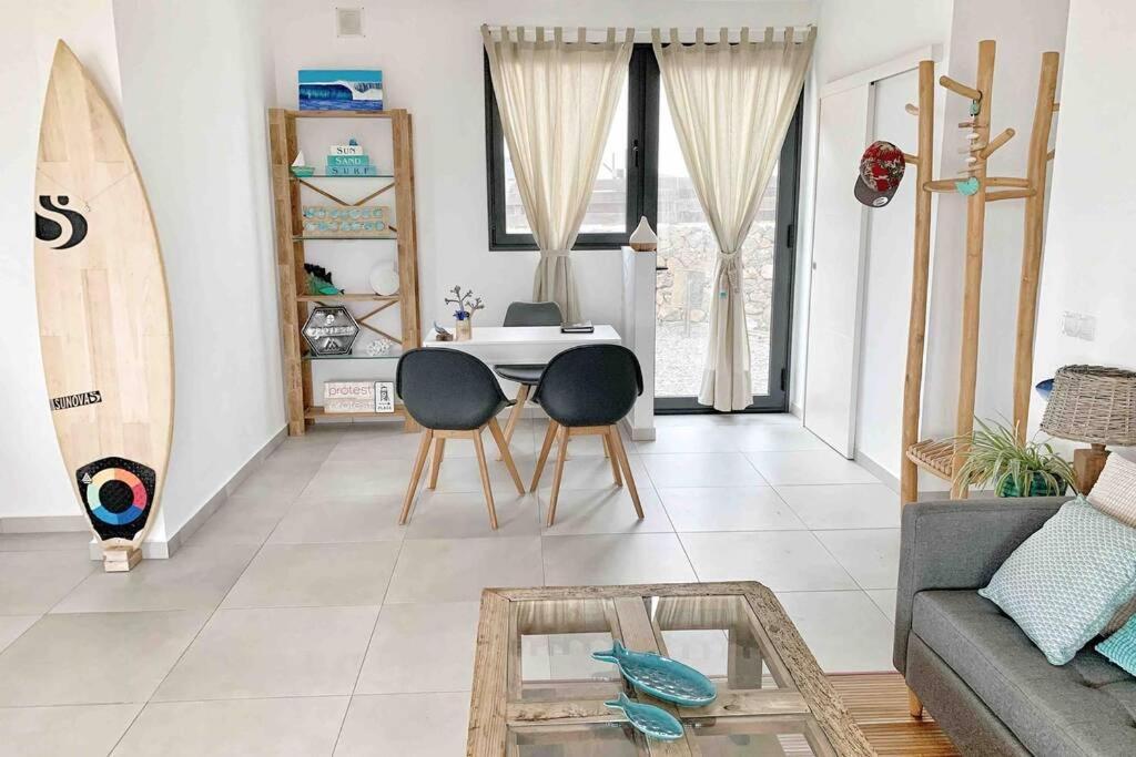 Alma Lajares Villa con Jacuzzi Exterior foto